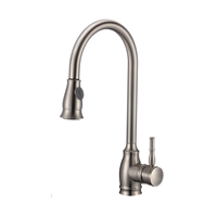 Pelican PL-8217 Single Hole Pull Down Kitchen Faucet - Brushed Nickel